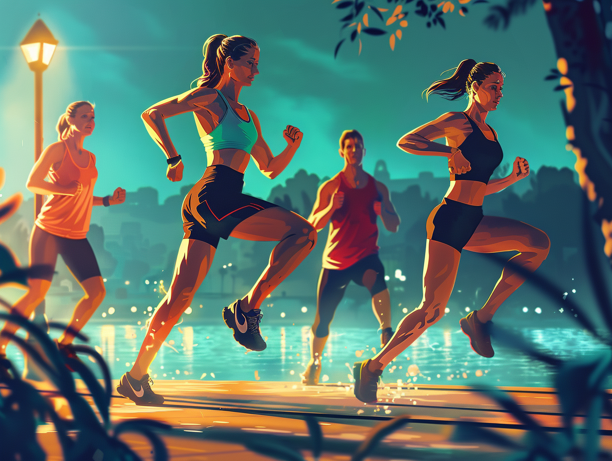 Активні люди різного віку займаються фітнесом