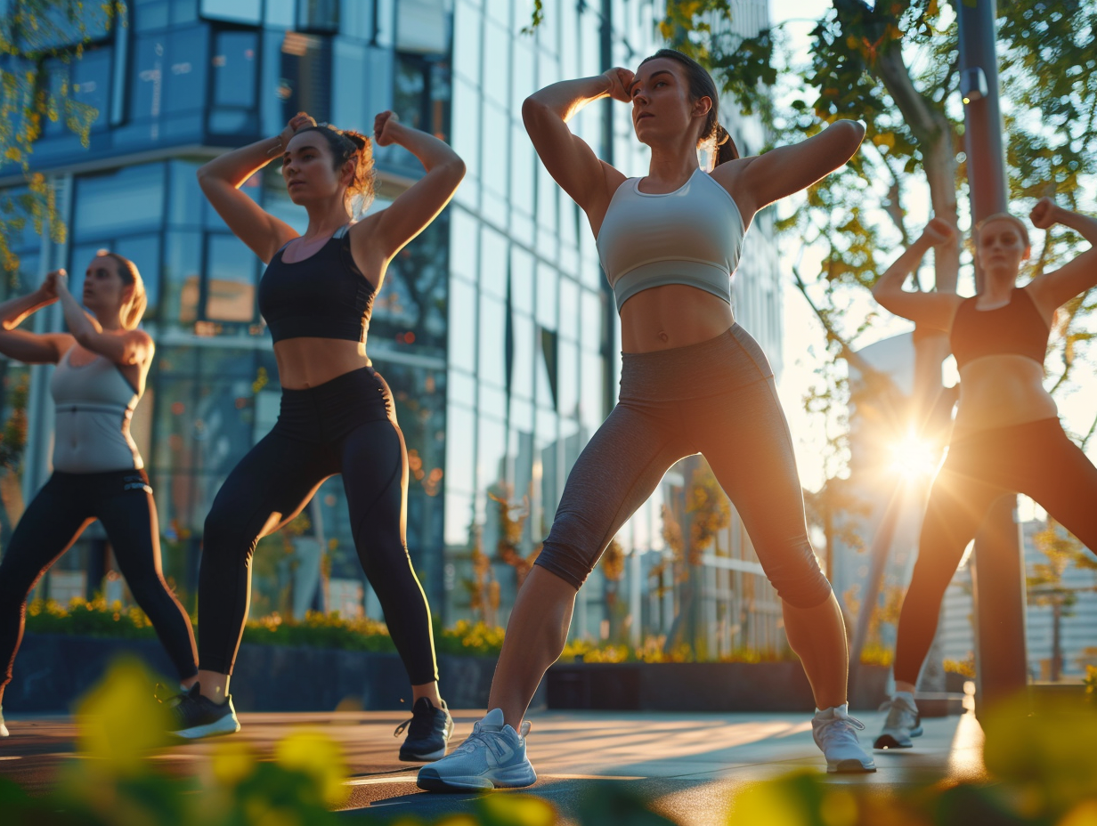 Люди різного віку займаються активними видами спорту